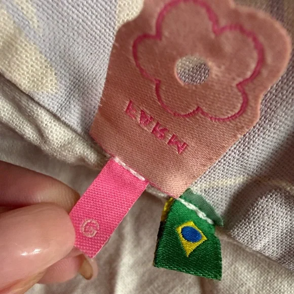 Farm Rio linen cropped top - Picture 6 of 12